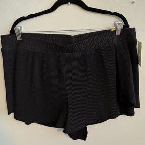 All In Motion Pleated Short Black XXL NWT